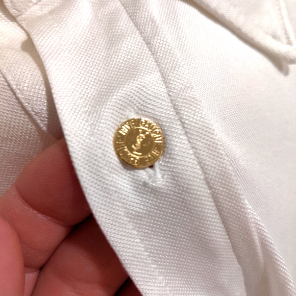 Yves Saint Laurent vintage henley shirt size XL - Picture 3 of 14